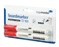 Legamaster Viltstift  TZ100 whiteboard rond rood 1.5-3mm 2s