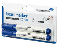 Legamaster Viltstift  TZ100 whiteboard rond blauw 1.5-3mm 2st
