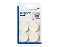 Legamaster Magneet  35mm 1000gr wit 4stuks
