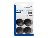 Legamaster Magneet  35mm 1000gr zwart 4stuks