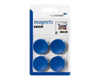 Legamaster Magneet  35mm 1000gr blauw 4stuks
