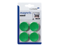 Legamaster Magneet  35mm 1000gr groen 4stuks