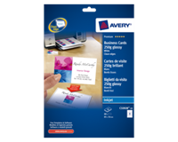 AVERY Avery Zweckform Premium Visitenkarten, glänzend