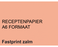 Fastprint Receptpapier  A6 80gr zalm 2000vel