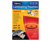 fellowes Lamineerhoes  65x95mm 2x125micron 100stuks