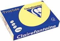 Clairefontaine Trophée Pastel A4, 160 g, 250 vel, citroengeel