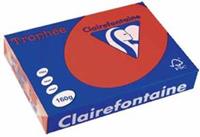 Clairefontaine Trophée Intens A4, 160 g, 250 vel, kersenrood