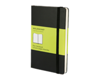 moleskine Notitieboek  pocket 90x140mm blanco zwart