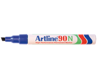 Artline Viltstift  90 schuin blauw 2-5mm