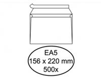 Envelop  bank EA5 156x220mm zelfklevend wit 500stuks