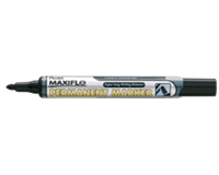 Pentel Viltstift  NLF50 maxiflo rond zwart 1.5-3mm