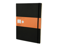 moleskine Notitieboek  XL 190x250mm lijn zwart