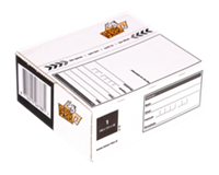 Cleverpack Postpakketbox 6  485x260x185mm wit 25stuks