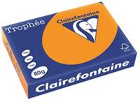 Clairefontaine Trophée Intens A4, 80 g, 500 vel, fluo oranje