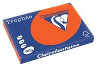 5 x Clairefontaine Kopierpapier Trophee A3 120g/qm VE=250 Blatt ziegel