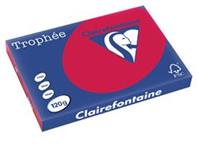 5 x Clairefontaine Kopierpapier Trophee A3 120g/qm VE=250 Blatt kirsch