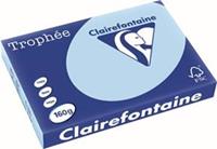4 x Clairefontaine Kopierpapier Trophee A3 160g/qm VE=250 Blatt eisbla