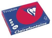 Clairefontaine Trophée Intens A3, 80 g, 500 vel, kersenrood