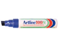 Artline Viltstift  100 schuin blauw 7.5-12mm