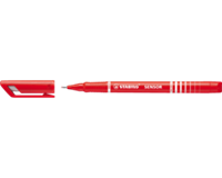 Stabilo Fineliner  sensor rood 0.3mm