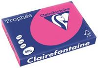 Clairefontaine Trophée Intens A3, 80 g, 500 vel, fluo roze
