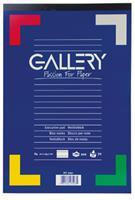 Gallery schrijfblok, ft A4, gelijnd, blok van 100 vel