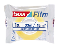 TESA Plakband  film standaard 15mmx33m