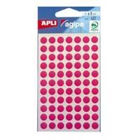 Agipa Markierungspunkte, Durchmesser: 8 mm, rund, rosa