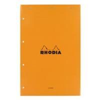 5 x Rhodia Notizblock Rhodia Nr. 11 A4+ liniert mit Rand gelocht 80 Bl