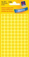 AVERY Avery Zweckform Markierungspunkte, Durchm. 8 mm, gelb