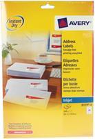 Avery Etiket  J8159-10 63.5x33.9mm wit 240stuks