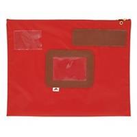 ALBA Banktasche , POPLAT, , aus Nylon, rot
