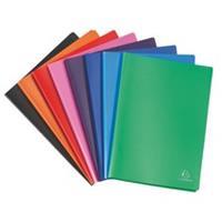 EXACOMPTA Sichtbuch, DIN A4, PP, 40 Hüllen, farbig sortiert