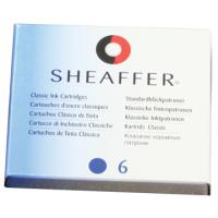 Sheaffer DS 6X INKTPATROON BLAUW (0296223)