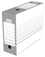 ELBA Archiv-Schachtel, Breite 100 mm, A4, weiß/grau