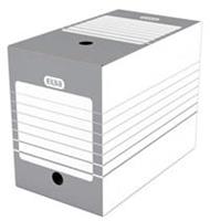 ELBA Archiv-Schachtel, Breite 200 mm, A4, weiß/grau