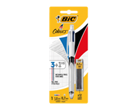 bic Balpen  3kleuren met vulpotlood HB 0.7mm in blister