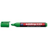Edding Permanent marker 330 1 - 5 mm. groen (doos 10 stuks)