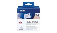 Brother DK-44205 verwijderbare papiertape wit 62mm x 30,48m (origineel)