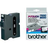 Brother TX-241 tape zwart op wit 18mm x 8m (origineel)