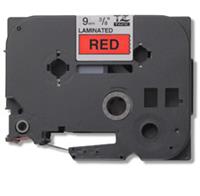 Brother TZe tape voor P-Touch 9 mm, zwart op rood