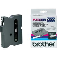 Brother TX-211 tape zwart op wit 6mm x 15m (origineel)
