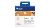 Brother DK-11221 vierkant label wit 23mm x 23mm (origineel)