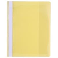 10 x Exacompta Sichthefter A4 PVC mit Innentasche gelb