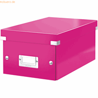 LEITZ dvd-opbergbox Click + Store, roze