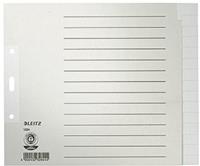 LEITZ Tauenpapier-Register, blanko, A4 Überbreite, 15-teilig