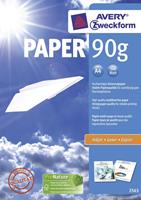 Avery Format Papier A4 90 g/m² 500 Sheets. Aanbevolen gebruik: Laser-/inkjetprinten, Papier afmeting: A4 (210x297 mm), Type finish: Mat. Certificering: FSC Mix Credit. Duurzaamheidscertificaten: 