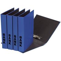 PAGNA ordner voor bankafschriften, PP karton, rugbreedte 52 mm,  A4, blauw