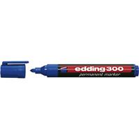 Edding Permanent marker 300 1.5 - 3 mm. blauw (pak 10 stuks)