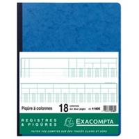 EXACOMPTA Spaltenbuch, 18 Spalten auf 2 Seiten, 33 Zeilen